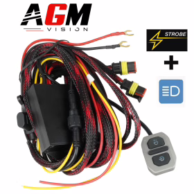 Image de Câblage pour activation phare LED & strobe moto