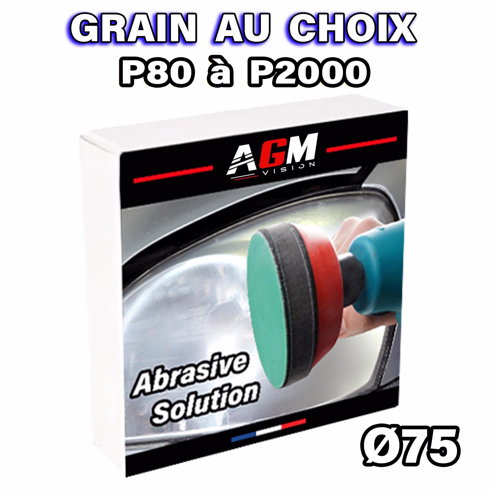 Imagem de Pack 20 Discos Abrasivos para Farol Ø 75 MM Imagem de Pack 20 Discos Abrasivos para Farol Ø 75 MM
