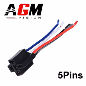 Imagem de Conector fêmea para Relé de 5 pinos