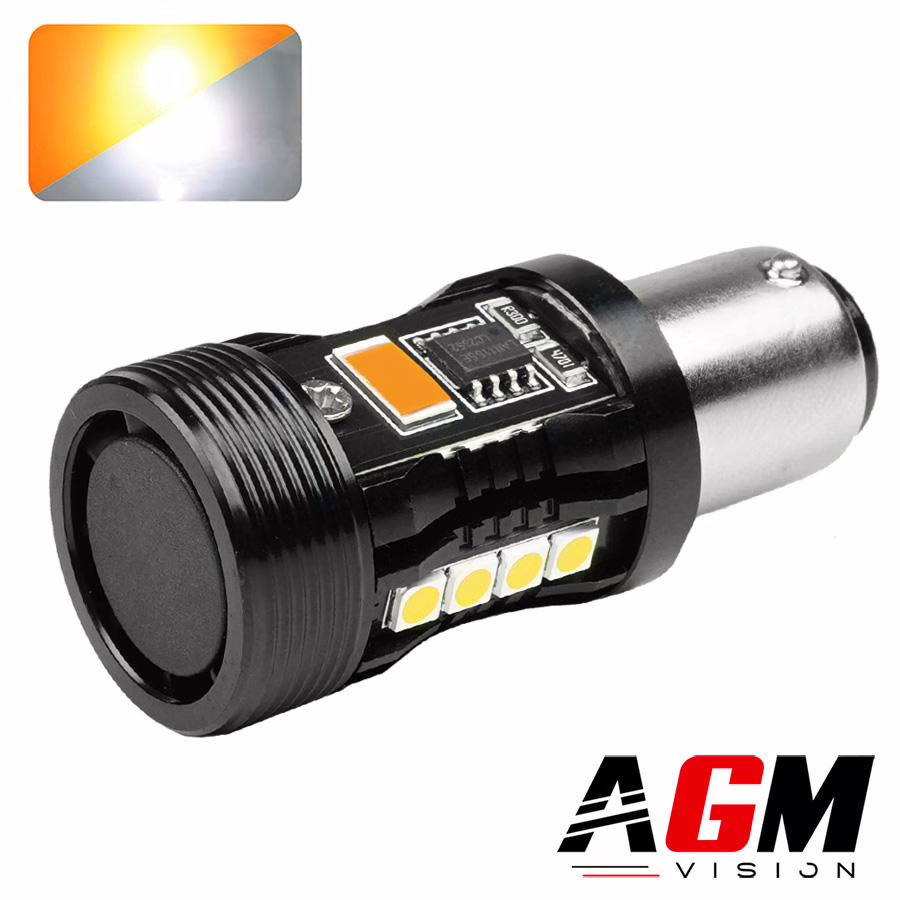 Imagem de Lâmpada LED P21/5W Vortek (Branco/Laranja) Imagem de Lâmpada LED P21/5W Vortek (Branco/Laranja)