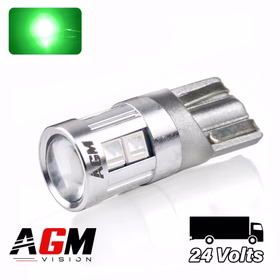Image de Ampoule LED W5W OPTIC PLUS - (Couleurs) - Truck 24 Volts