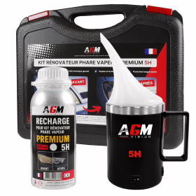 Image de Kit rénovateur phare vapeur PREMIUM 5H