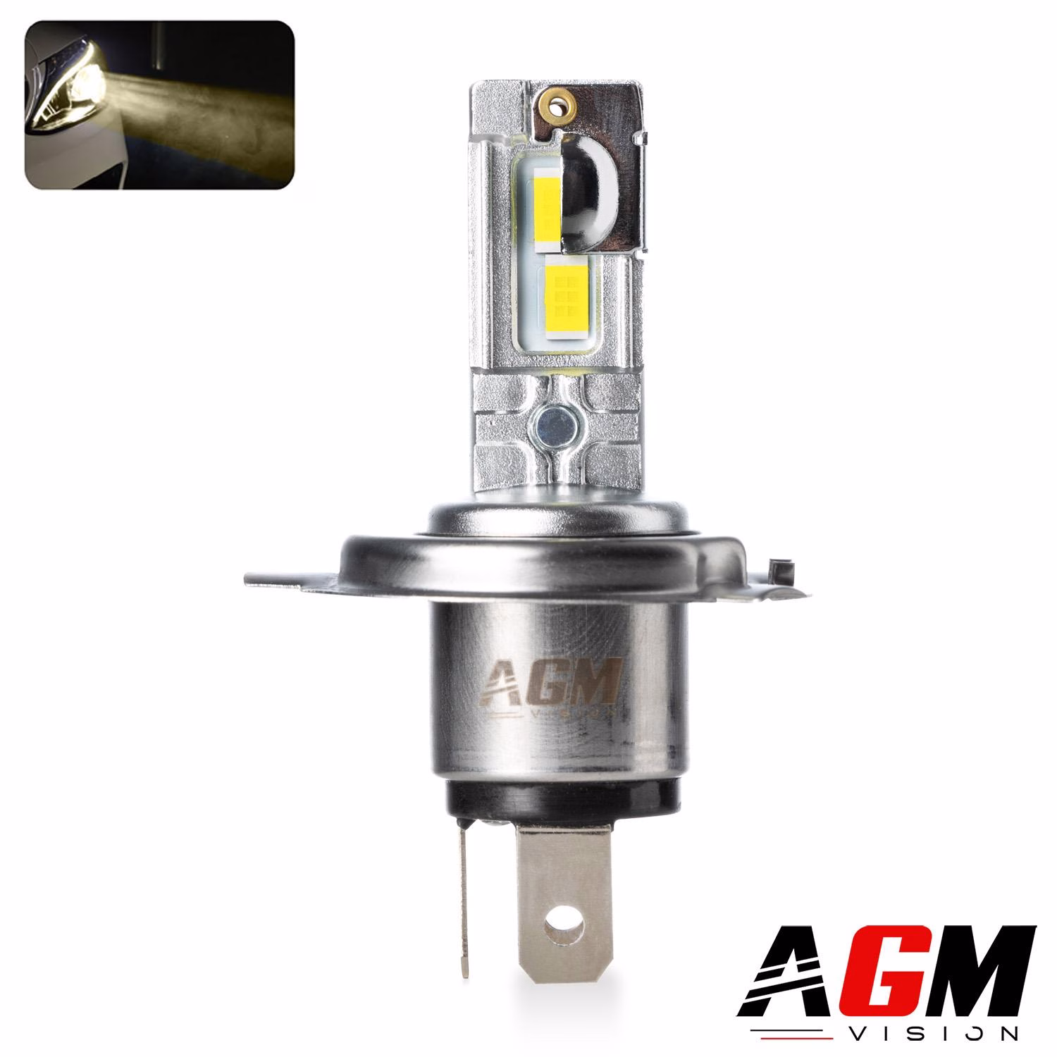 Image of H4 LP1 LED Bulb Warm White 4300K Image of H4 LP1 LED Bulb Warm White 4300K