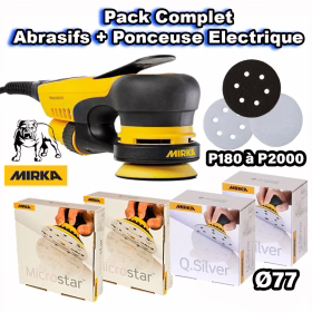 Image de Kit Complet MIRKA Abrasifs + Ponceuse Phare