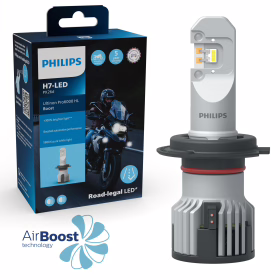 Image de Ampoule LED H7 homologuée moto Philips Ultinon Pro6000 Boost HL