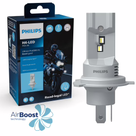 Image de Ampoule LED H4 homologuée moto Gen2 Philips Ultinon Pro6000 Boost HL