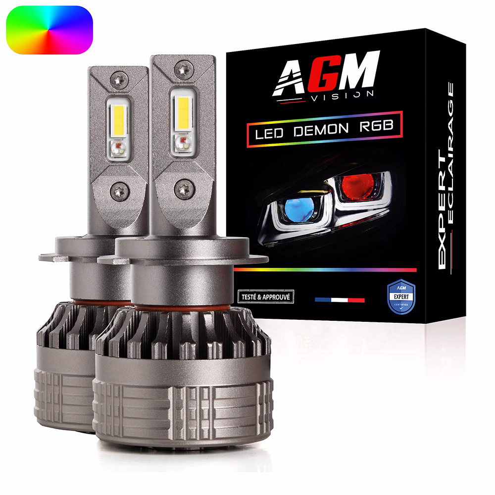 H7 LED デーモン RGB バルブの画像 H7 LED デーモン RGB バルブの画像