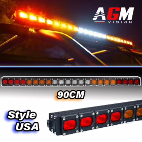 Immagine di Barra LED Posteriore Multifunzione/Strobo, USA, 110 Watt, Buggy, SSV e ATV