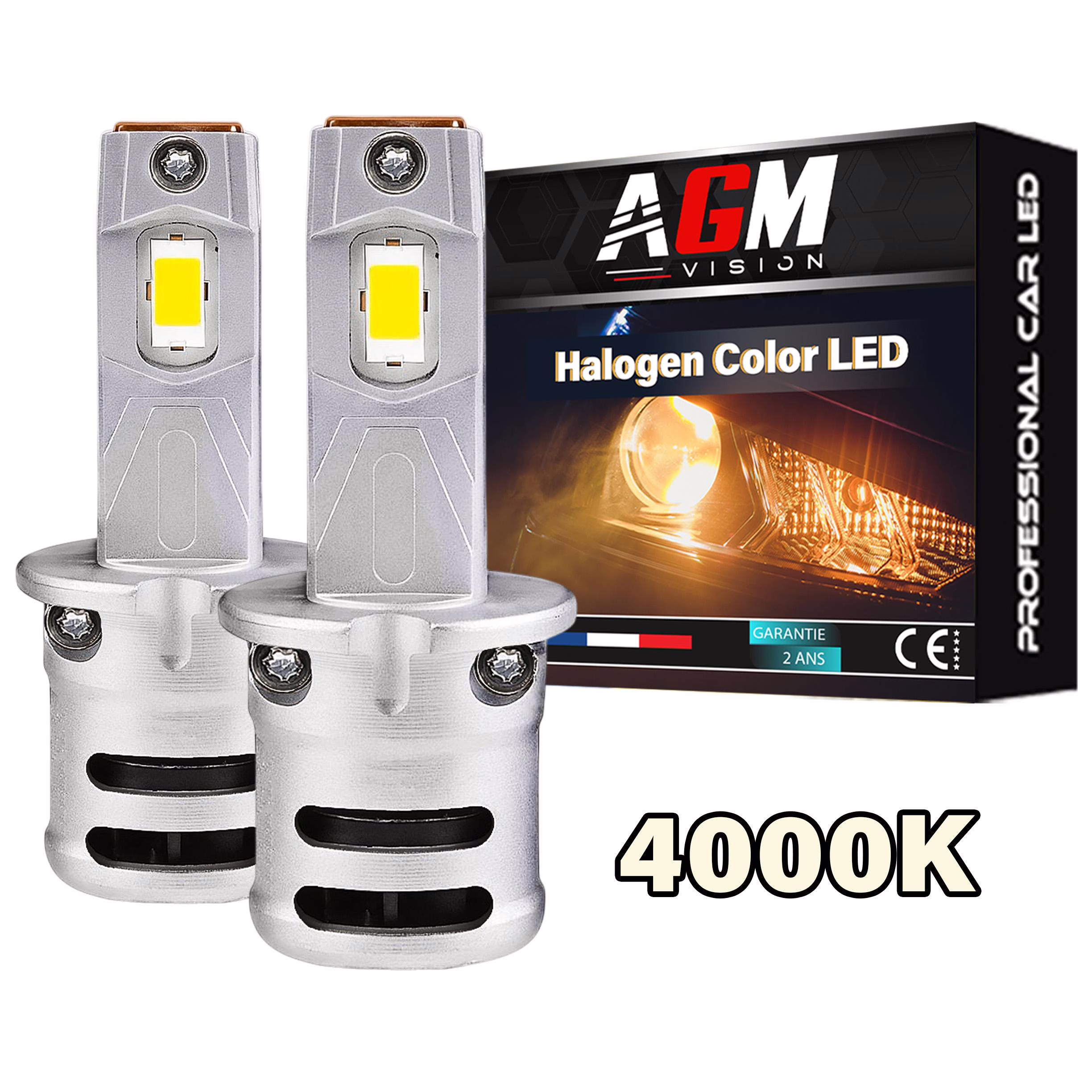 Immagine di Kit lampadine LED H3 VINTAGE GTS EVO R60W - Colore Alogeno 4000K- Ventilato Immagine di Kit lampadine LED H3 VINTAGE GTS EVO R60W - Colore Alogeno 4000K- Ventilato