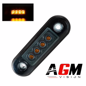 Image of LED DARK NOVA marker light (Orange) - 8 CM