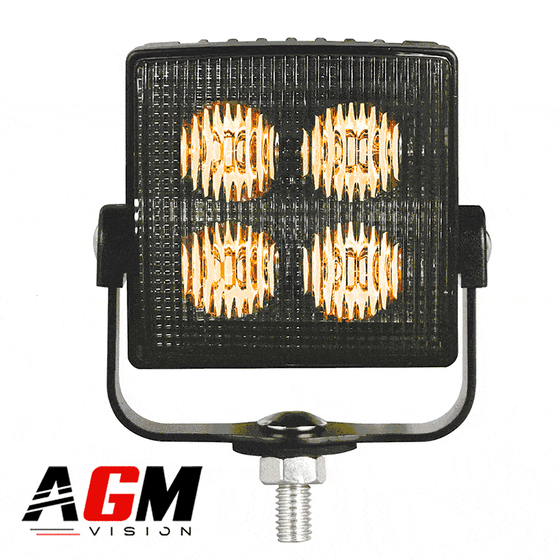 Immagine di Luce di penetrazione LED quadrata lampeggiante arancione Immagine di Luce di penetrazione LED quadrata lampeggiante arancione