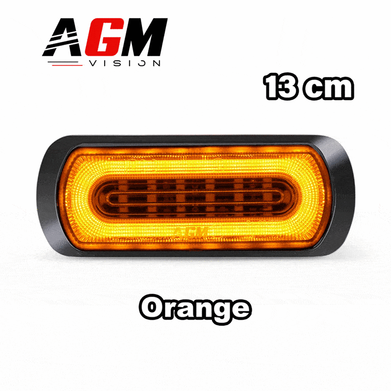 Immagine di Luce di ingombro a LED Halo luminoso + Flash centrale Immagine di Luce di ingombro a LED Halo luminoso + Flash centrale