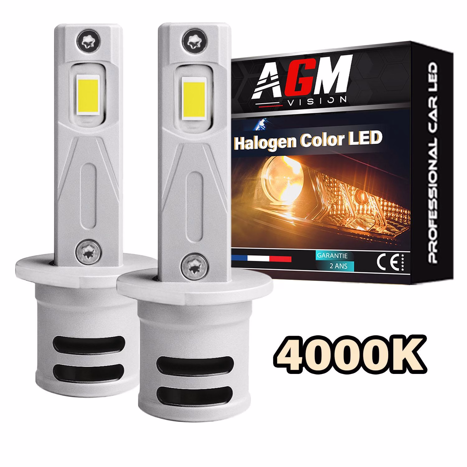Immagine di Kit lampadine LED H1 VINTAGE GTS EVO R60W - Colore Alogeno 4000K- Ventilato Immagine di Kit lampadine LED H1 VINTAGE GTS EVO R60W - Colore Alogeno 4000K- Ventilato
