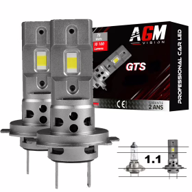 Image de Kit d'ampoules LED H7 GTS 12V - Ventilé