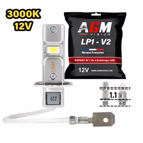 Imagem de Lâmpada LED H3 LP1 - 12V - Amarelo 3000K