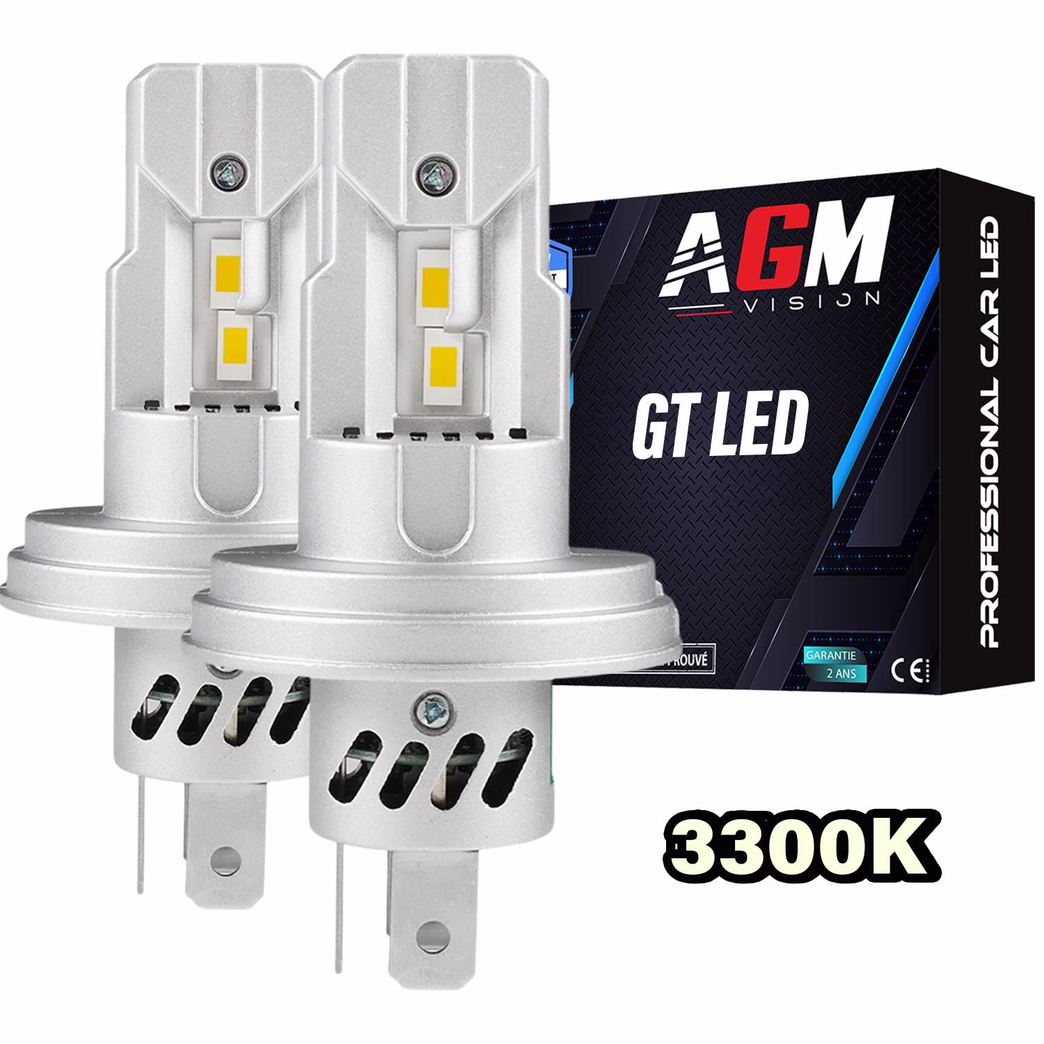 Imagen de Kit bombillas LED R2 P45T GT - Blanco cálido 3300K Imagen de Kit bombillas LED R2 P45T GT - Blanco cálido 3300K