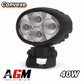 Afbeelding van Ovale convexe LED-werklamp draaibaar 360° - breed spectrum 120°