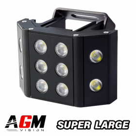 Bild von LED-PANORAMIC-SCHEINWERFER GX SCHWARZ - 50W